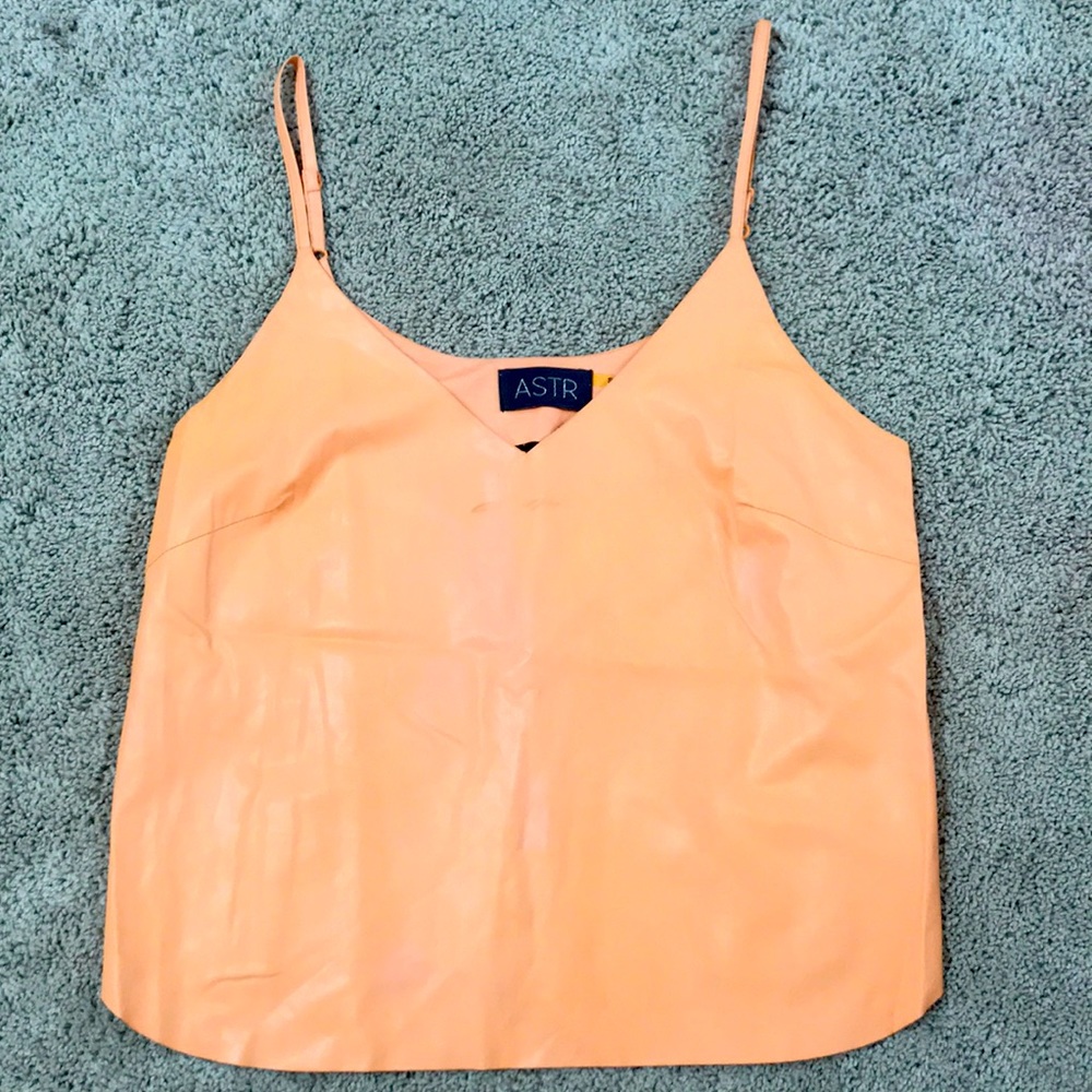 ASTR tank top in muted orange